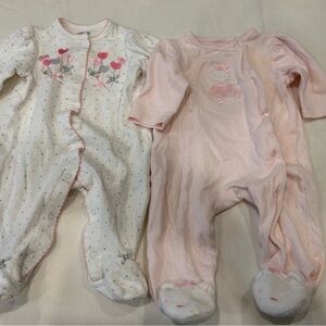 2 Little me button onesie bundle 3 month